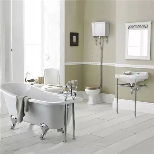 Hudson Reed Richmond Adjustable Washstand 500-560mm Wide Basins - Chrome 3