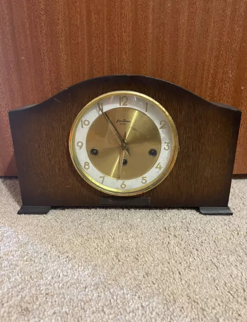 Brantima 8 Day Westminster Chime Mantle Clock Vintage 1930s?