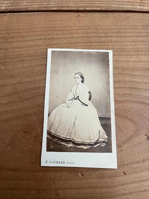 Lot de 5 photos anciennes CDV A.PROUZET Lyon