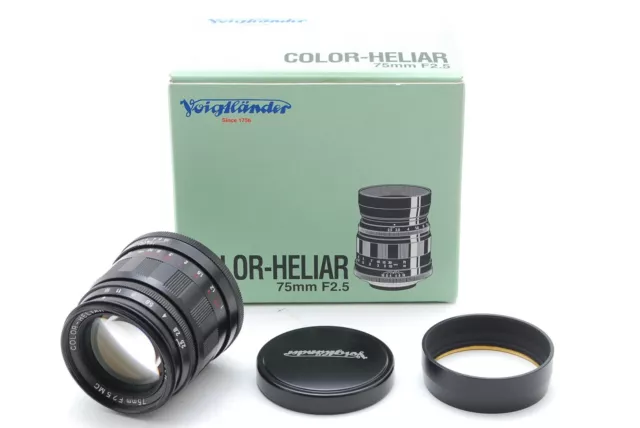 【NEUWERTIG VERPACKT】Voigtlander COLOR HELIAR 75 mm f/2,5 MC l39 ltm Leica L Schraube JAPAN
