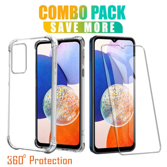 For Samsung Galaxy A55 A25 A15 A35 A05S A14 A34 A54 Case Shockproof Clear Cover