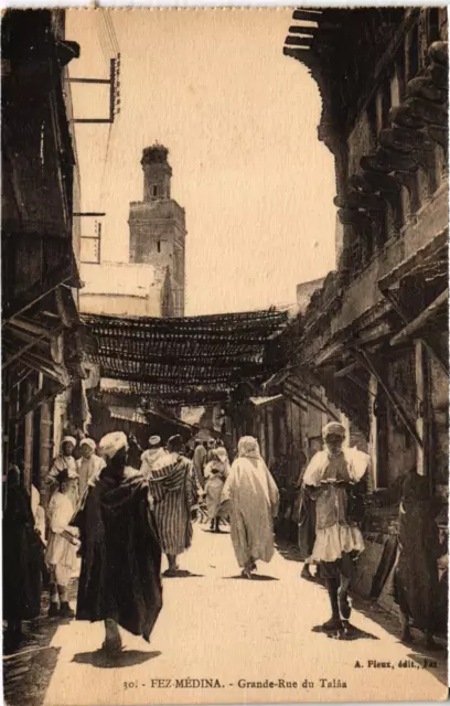 CPA AK MAROC FEZ-MEDINA - Grande-Rue du Talaa (92534)