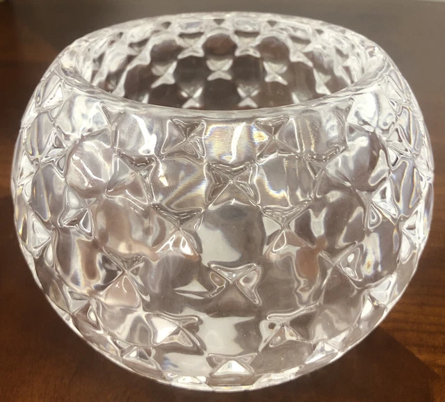 Vintage Shannon Crystal Clear Glass Bowl