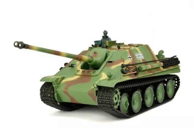 RC Panzer "Jagdpanther" Heng Long 1:16 mit Rauch&Sound und Metallgetriebe -2,4Gh