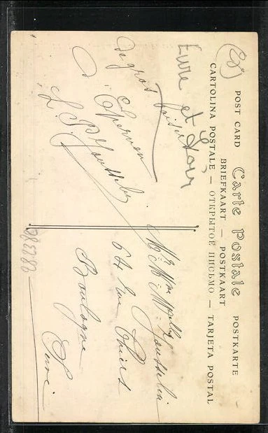 CPA Épernon, La Rue Saint-Pierre, Partie avec l'Église 1912 2