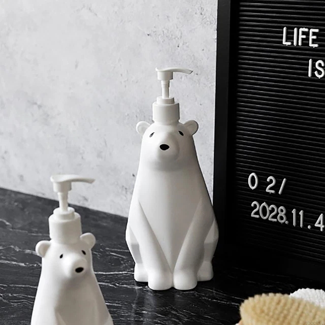 (300ML))Pump Dispenser Anti Leakage Easy Refilling Cute Pump Dispenser Bottle