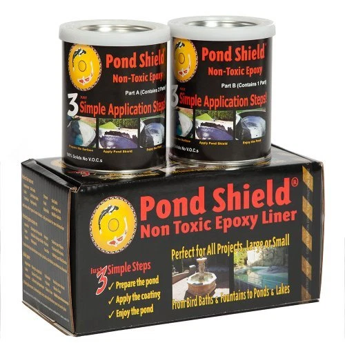 SKU-WHITE-QT-R Non-Toxic Pond Shield Epoxy Paint 1.5-Quart White