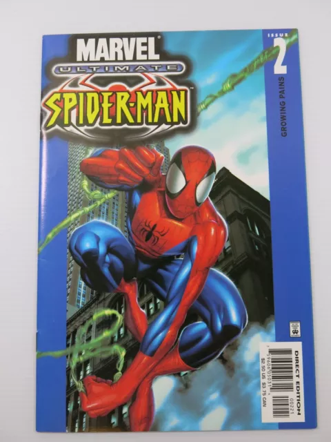 ULTIMATE SPIDER-MAN #2 - Growing Pains Dec 2000 Marvel Comics