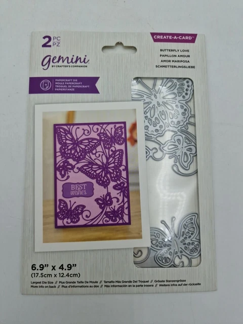 CRAFTERS COMPANION GEMINI CREATE-A-CARD Papercraft Metal Dies £11.90 ...