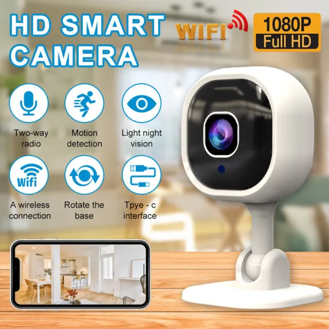 Wireless 1080P HD IP Camera WiFi IR Night Smart Home Security Baby Pet Monitor
