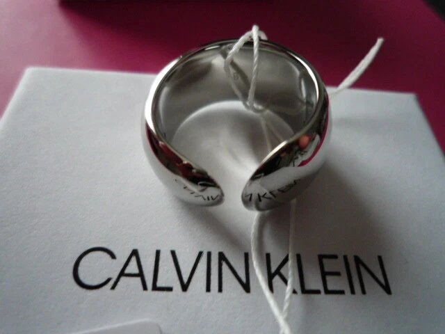 Belle Bague "Calvin Klein Informal"  Acier/ Taille 52/Ecrin/Certifcat/Neuf