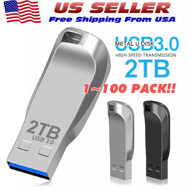 2TB USB 3.0 Flash Drive Thumb U Disk Memory Stick lot Pen PC Laptop Storage New