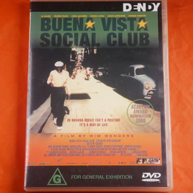 Buena Vista Social Club. Music DVD Region 4 1999 Jazz, Latin