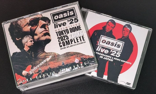 OASIS LIVE 25 Tokyo Dome 2025 4CD-R DVD-R EUR 81,04 - PicClick ES