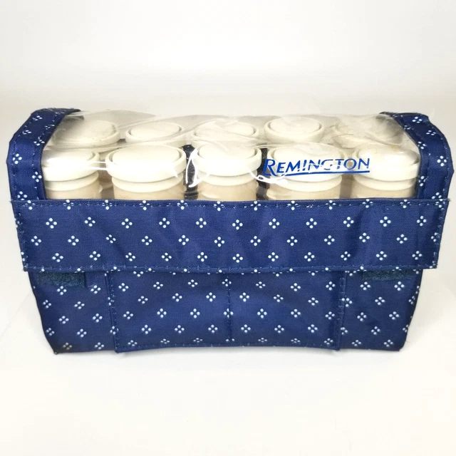 Remington Portable Compact Travel Hot Heated 10-Curlers Rollers Set, 8 Clips VTG Remington Portable Compact Travel Hot Heated 10-Curlers Rollers Set, 8 Clips VTG