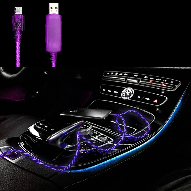 3FT Micro USB Lighting up cable Electroluminescent For Android LG Smasung Phone