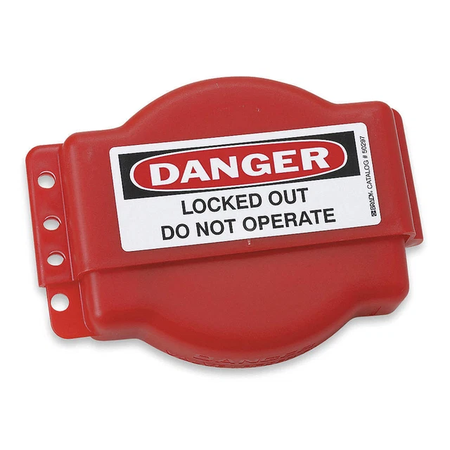 BRADY 64057 Gate Valve Lockout,Fits Sz 1 to 6-1/2