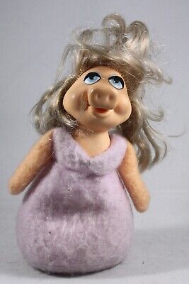 Muppets Miss Piggy 6" Beanbag Plush Doll Fisher Price Toys Vintage 1977 1979 867