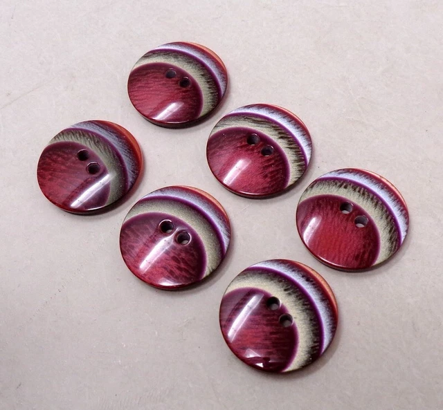 Lot De 28 Boutons Anciens En Tissu - Mercerie Vintage, Occasion