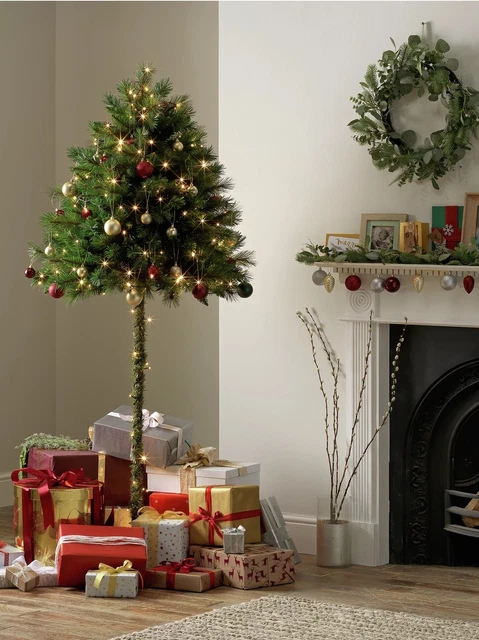 HABITAT 6FT HALF Parasol Christmas Tree Green 49.99 PicClick UK