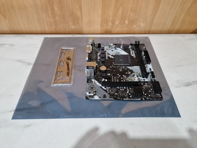ASROCK A320M-DVS AMD Socket AM4 Motherboard. Ryzen 3/5/7/9 up to 5000 ...