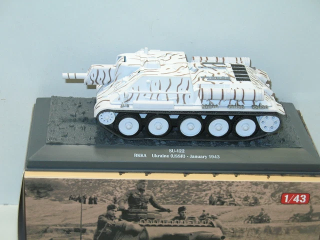 Modellino Carro Armato T-34/85 Altaya 1:43 - Esercito Russo - Nuovo