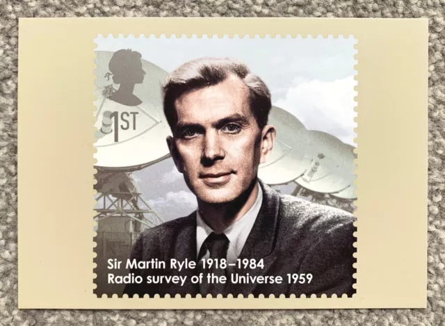 Sir Martin Ryle, Radio Survey Of The Universe 1959, Royal Mail Stamp Postcard