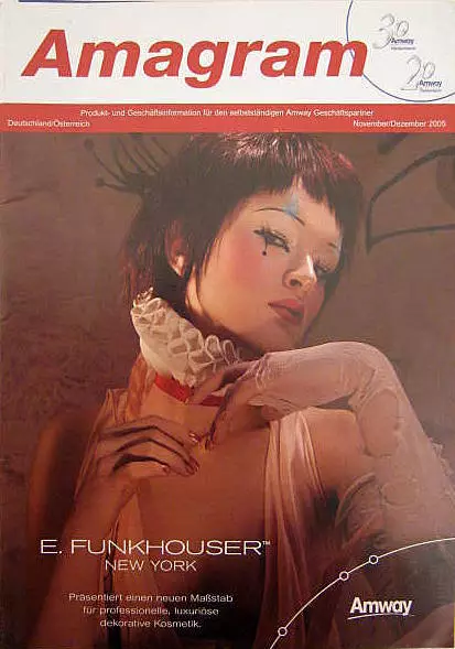 Amagram 11/12 2005 AMWAY Berater Zeitschrift E. Funkhouser New York Kosmetik