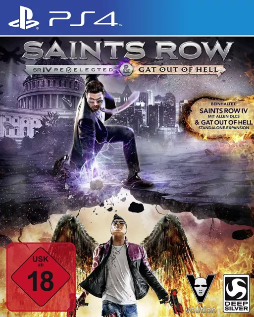 PS4 - Saints Row: SR 4 Re-elected & Gat Out of Hell - (NEU & OVP)