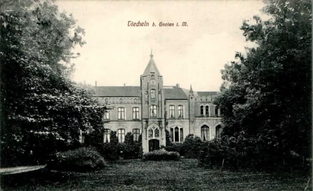 Ak Gruss Aus Viecheln Gnoien Gem Behren Lübchin Kreis Rostock Einzelne Haus 1910