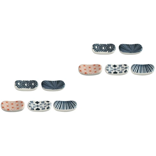 10 pz rack supporto bacchette cinesi forchetta riposo cena supporto bacchette