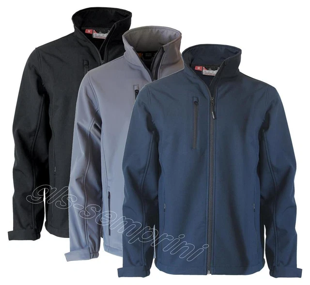 Giacca Soft Shell Giubbino Multitasche Payper Dublin Uomo