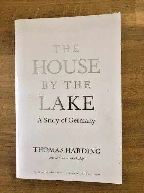 THE HOUSE BY THE LAKE by THOMAS HARDING - P/B - UK POST £3.25 *PROOF*