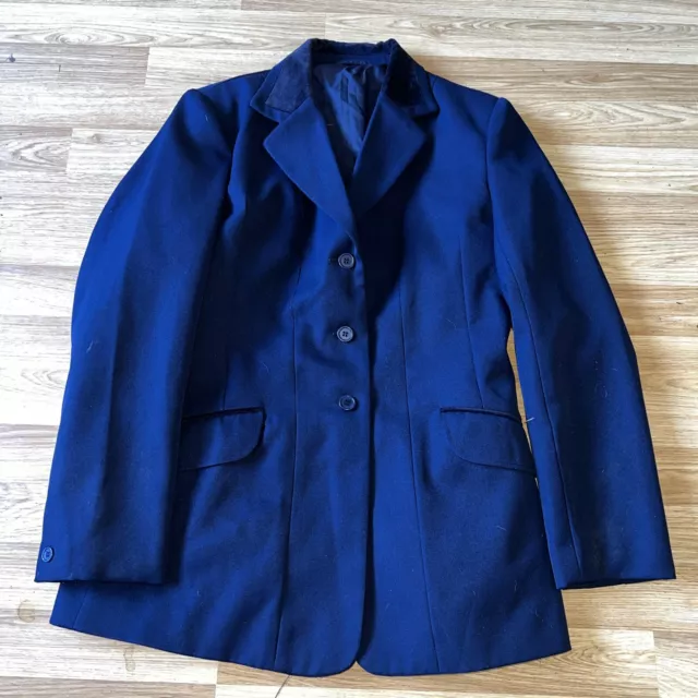 Shires Navy Ladies 36” Show Jacket - Free Postage