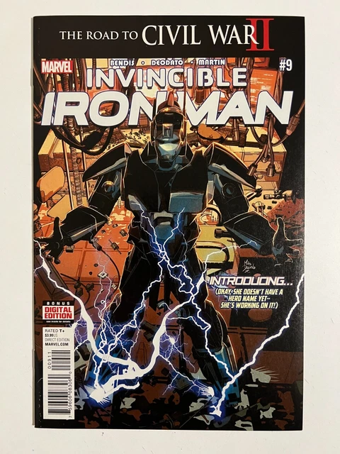 Invincible Iron Man #9 (2016) 1st Full appearance of Riri Williams - NM