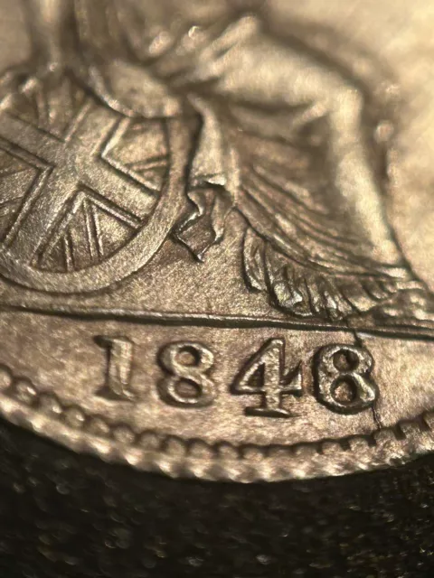 1848/46 Britannia Groat Victoria 4 Pence Silver British