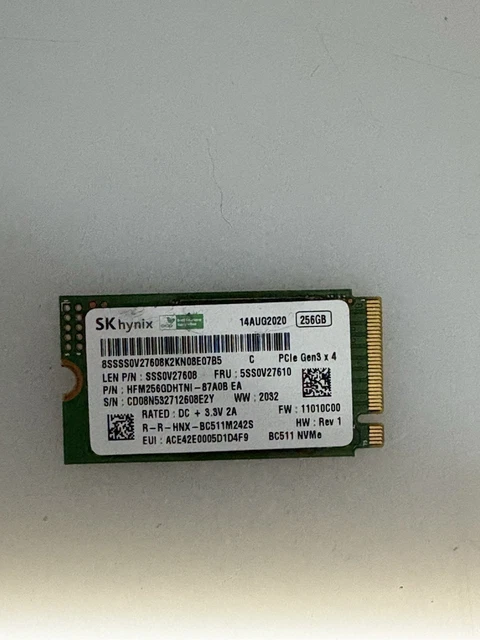 256 Gb Hynix Bc511 256GB SK Hynix BC511 HFM256GDGTNI-82A0A NVMe