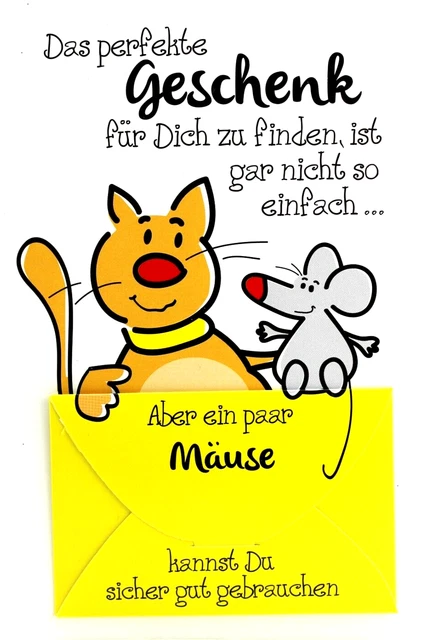 GEBURTSTAGSKARTE KARTE GEBURTSTAG Geldkarte mit Spruch Geldscheinkarte