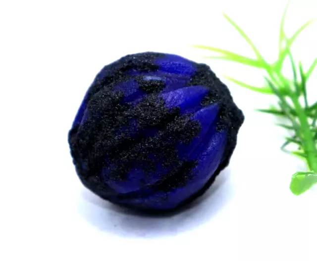 158 CT Saphir Naturel Bleu melon Coupe Africain Certifié Libre Pierre Précieuse 2