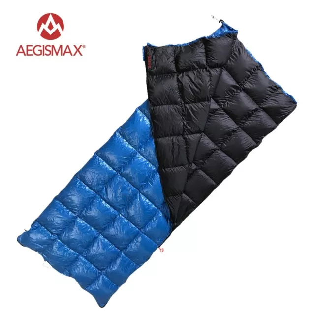 AEGISMAX Ultralight Down Sleeping Bags Envelope 200*80cm Outdoor Camping Hiking