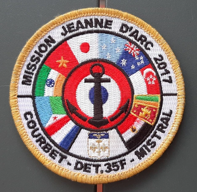 BRIGADE DE PROTECTION BPC MISTRAL Fusiliers Marins Insigne Patch Marine