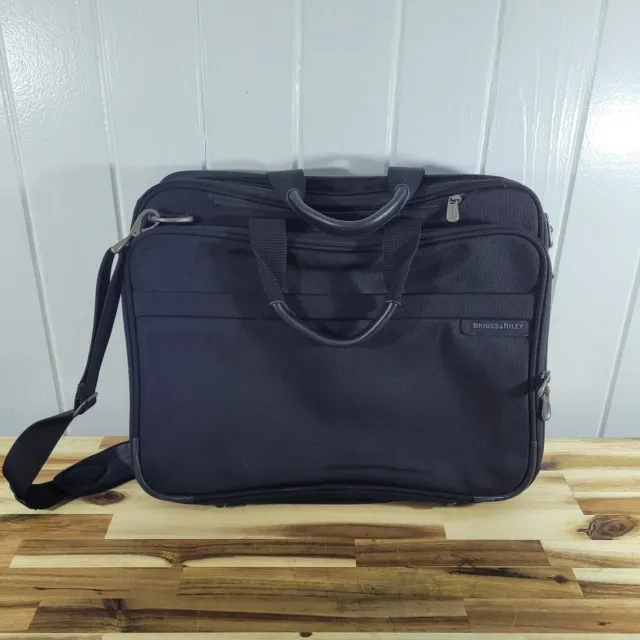 Briggs & Riley Travelware Large 17" Expandable Briefcase Messenger Travel Bag