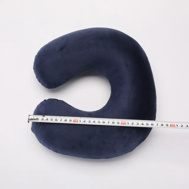Inflatable Travel Neck Pillow PVC U-Shape Soft Pillow For Car Headrest 2
