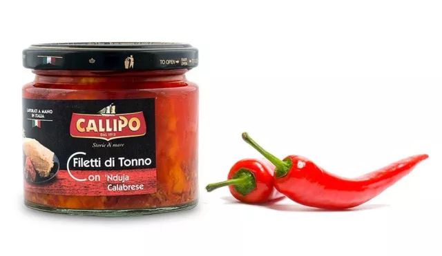 Filetti Di Tonno Con "Nduja Calabrese"  -Callipo -Gr. 200