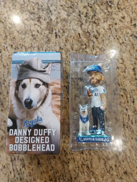 NEW Kansas City Royals Danny Duffy And Dog Sadie Bobblehead SGA 7/13/19 Gift