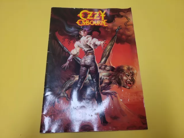 OZZY OSBOURNE - The Ultimate Sin Concert Tour Book (Good Condition)