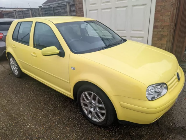 Yellow MK4 Golf 2.0 GTI 5 Door Colour Concept - VERY RARE