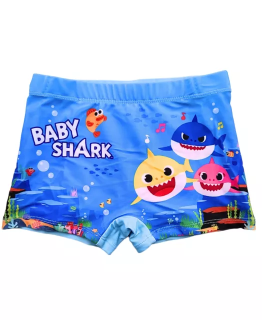 Badehose Baby Shark - Jungen Schwimmhose - Badeshorts Gr. 92 - 110 cm