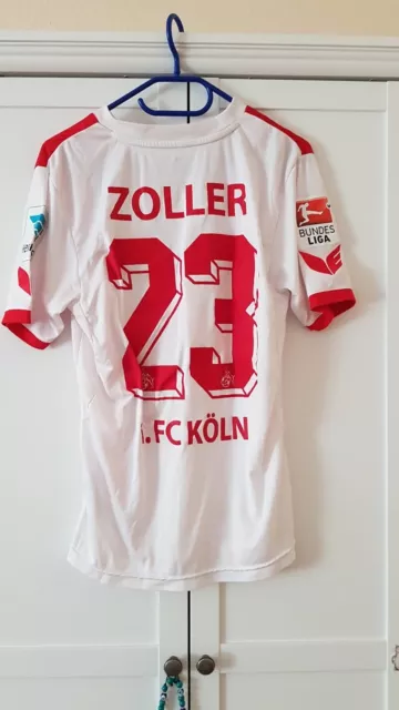 Matchworn Trikot Spielertrikot 1. FC Köln Bundesliga Simon Zoller