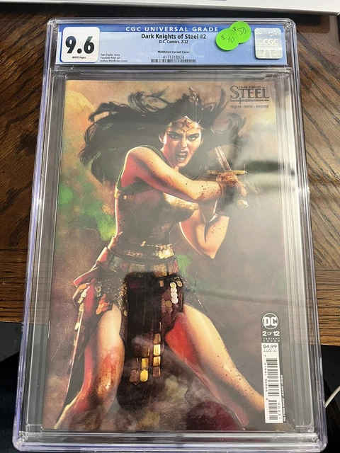 Dark Knights of Steel #2  Joshua Middleton Variant CGC 9.6